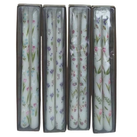 Набор свечей "Flowers", 2шт., 24,5*2 см (ML-2724)