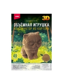 Конструктор из картона. Объёмная игрушка в ассортименте