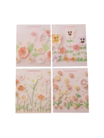 Пакет подарочный "Spring flowers", 26*32*10 см (VA-743)