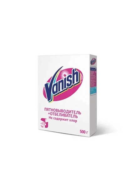 VANISH Пятновыводитель и отбеливатель для тканей порошкообразный 500 гр