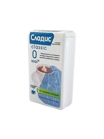 Столовый подсластитель (100 таб) 6,2гр