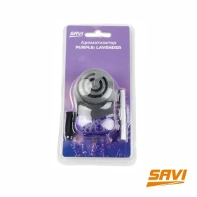 Ароматизатор в авто на дефлектор,  12 мл, Purple: Lavender