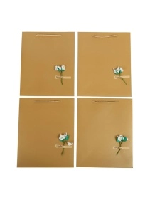 Пакет подарочный "Каллы", 32*26*12 см