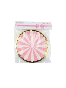 Набор тарелок бумажных "Candy pink", 10 шт  (PD1076)