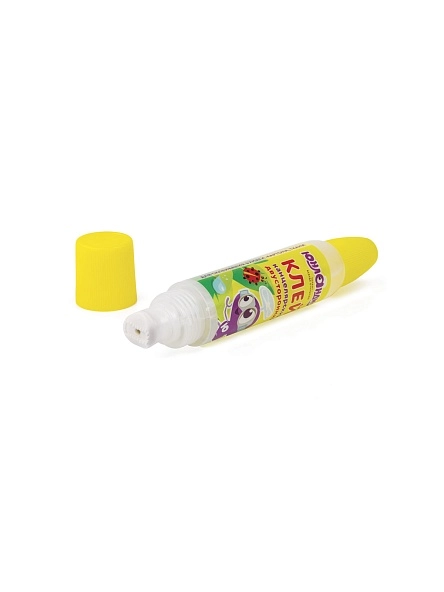 Клей канцелярский "ЮНЛАНДИЯ" 30мл, двусторонний, с узким и широким аппликаторами