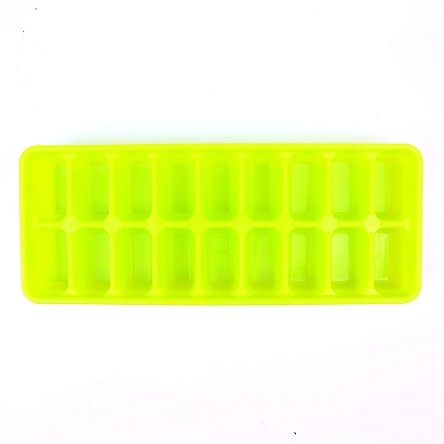 Форма для льда, пластик, 26х10х3,5см, 3 цвета