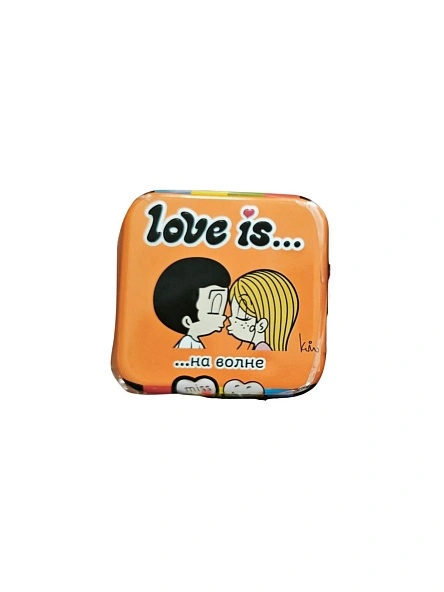 Освежающие конфеты "Love is...." в форме сердца со вкусом морской соли и маракуйи 20г