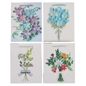 Пакет подарочный "Bouquet", 18*23*8 см (VA-1099)