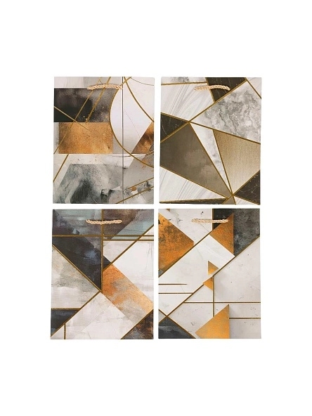 Пакет подарочный "Геометрия", 18*23*10 см (GB1085)