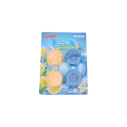 Чистящее средство, таблетки для унитаза Lemon + Ocean, Clary (артикул PK1383-1)