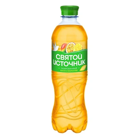 Напиток безалк. "Святой Источник" со вкусом манго и маракуйи, газ. 0.50 л ПЭТ