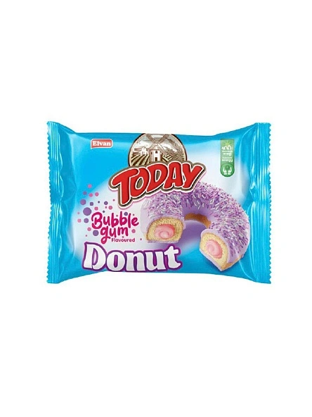 Изд.  Бискв. со вкусом бабл гам TODAY DONUT BUBBIE GUM 35г