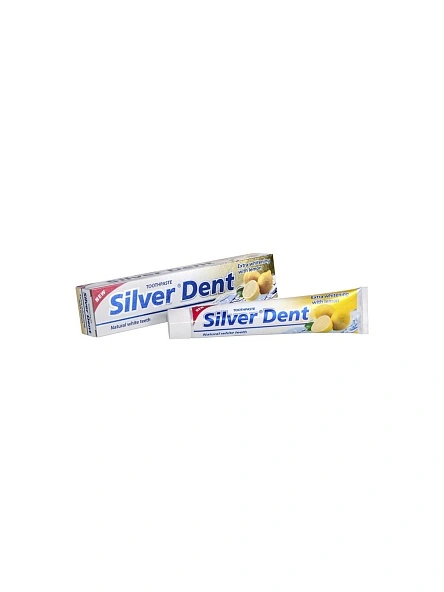 З/п SILVER DENT экстра отбел с лимоном, 100г