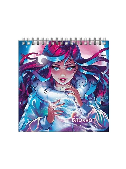 Блокнот, 160x160 мм, 60 л, в ас-те