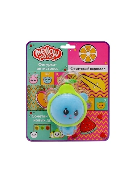 Фигурка-тянучка в шапочке Mellow Mates, в ассортименте, Funky Toys, FT866070