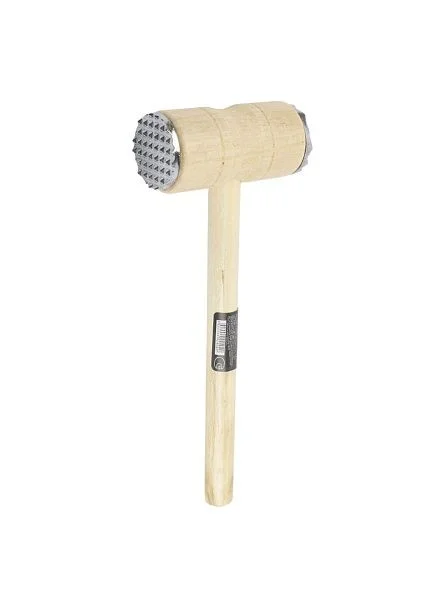 Молоток для отбивания мяса, 26*10 см, дерево, металл 