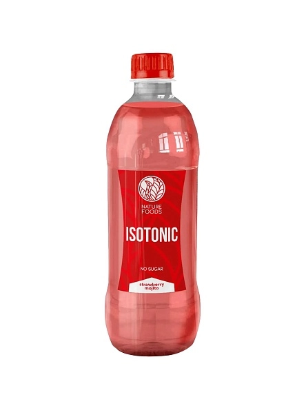 Напиток безалк. "Nature Foods Isotonic" 500 мл  (Клубничный мохито)