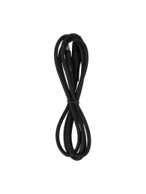Кабель для зарядки в тканевой оплетке, micro-USB, 2,4 А, 3,5*(900-1000) мм (D60V-black)