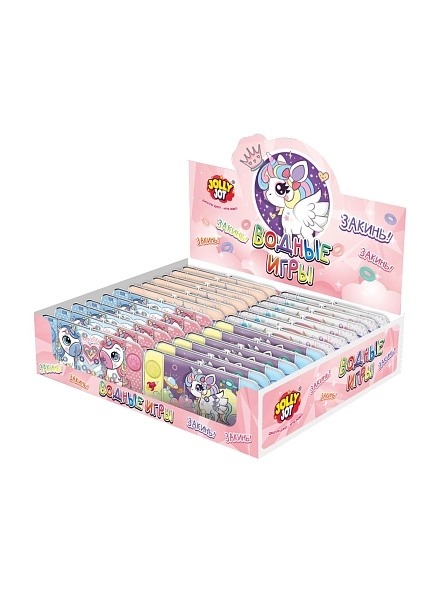 Водная игра, 15*7 см, колечки, ассорти, 4 вида, дисплей, JOLLY JOT, 665997