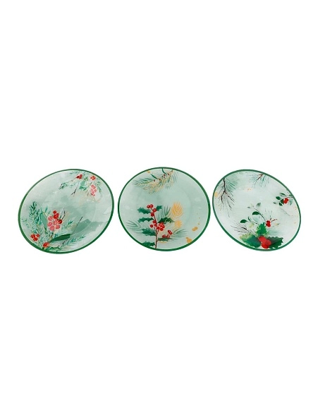 Блюдо "Зимний лес", 30 см