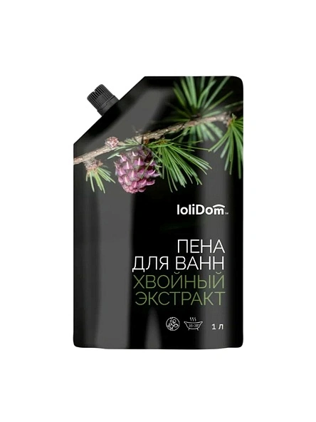 Пена для ванн LOLIDOM "Хвойный экстракт", 1 л