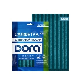 Салфетка из микрофибры Dora "От стойких загрязнений", 30х30см (40)