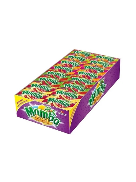 Жевательные конфеты "Mamba 2в1" 26,5г