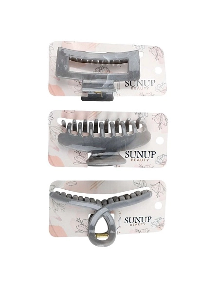 Заколка-краб для волос "Marble", микс дизайнов (KRE24102337)