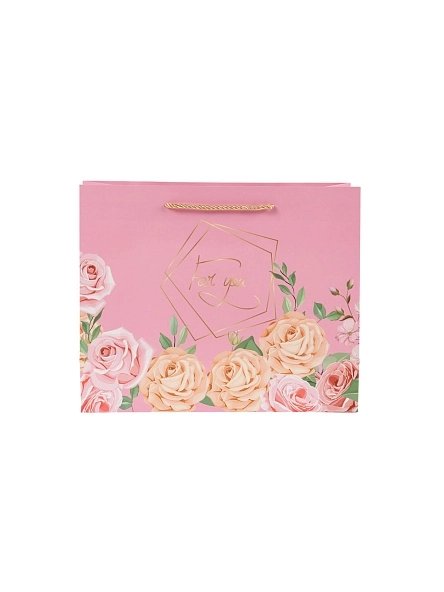 Пакет подарочный "For you", 32*26*11 см (GB1151)