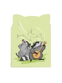 Блокноты 32 листа, с фигурной вырубкой в ас-те