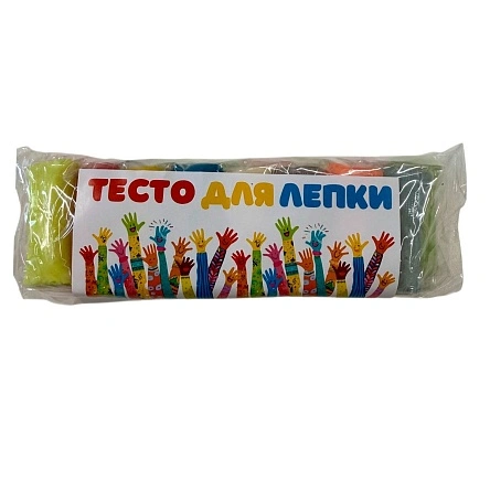 Тесто для лепки Граф Жираф "Тесто-Пластилин" 16 брусков, артикул GG53