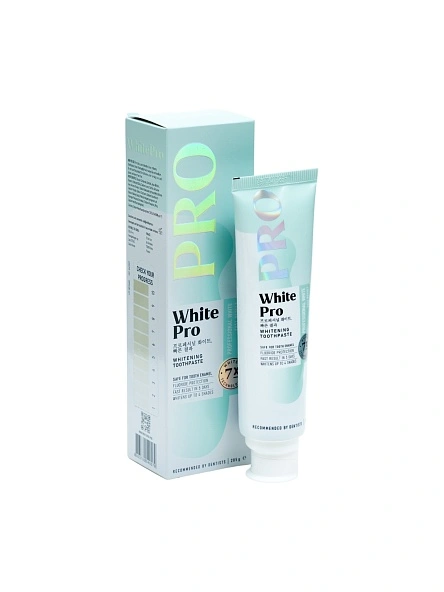 Отбеливающая зубная паста White Pro с усиленной формулой для экспресс-результата, 205г