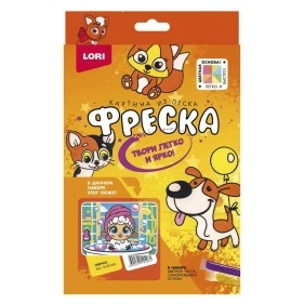 Пз/Ф-065  Фреска. Картина из песка