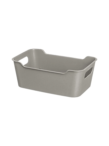 Корзинка универсальная "Mango" 1.5л. 190х140х80мм (серый)