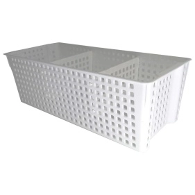 Органайзер "Лофт" прямоугольный с перегородками 3л 297х130х96 (белый)
