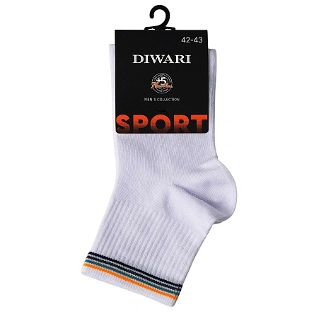 Носки мужские DIWARI SPORT, р.29, 972 белый
