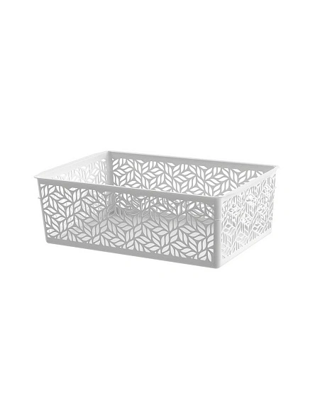 Корзинка универсальная "Linden" 4,3л, 290х190х95мм (светло-серый)