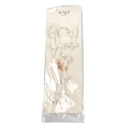 Комплект бижутерии "Sea" (колье + браслет)