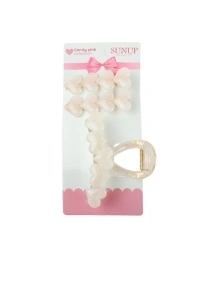 Набор для волос "Candy Pink", крабик + заколки (2 шт) (PK1359)