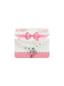 Браслет "Candy Pink", 16 см