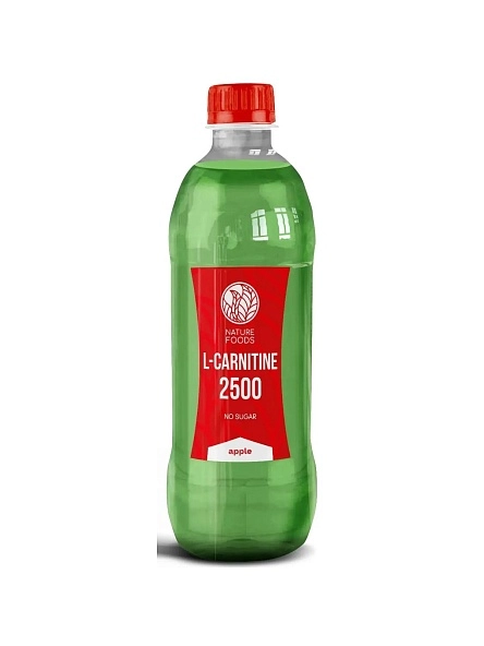 Напиток безалк."Nature Foods L-Carnitine 2500"  500 мл  (Яблоко)