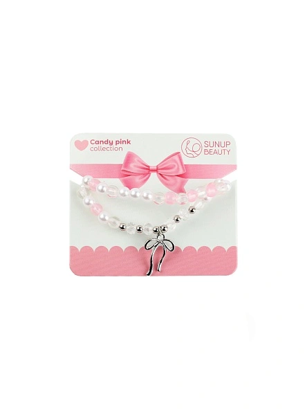 Браслет "Candy Pink", 16 см
