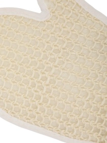 Мочалка-варежка, сизаль, 17*21 см