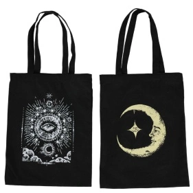 Сумка (шоппер) "Stars, moon, sky" Sunup beauty, 30*40 см (XK-03)