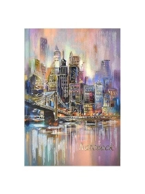 Записная книжка  140x200 мм, 80 л., в ас-те