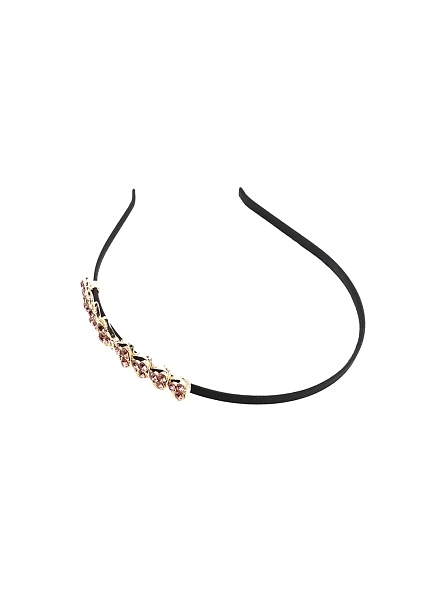 Ободок для волос "Престижный блеск", ширина 0,5 см, микс цвета