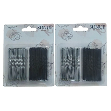 Набор шпилек для волос Sunup beauty, 100 шт., 6 см (ML-3326)