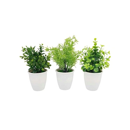 Цветок искусственный в горшке "Куст", 22*9 см (PX0550)