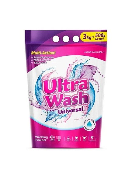 СМС порошкообразное ULTRA WASH "Универсальный" 3,5 кг