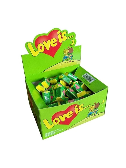 "Love is" Жевательная резинка  со вкусом яблока и лимона 4,2г